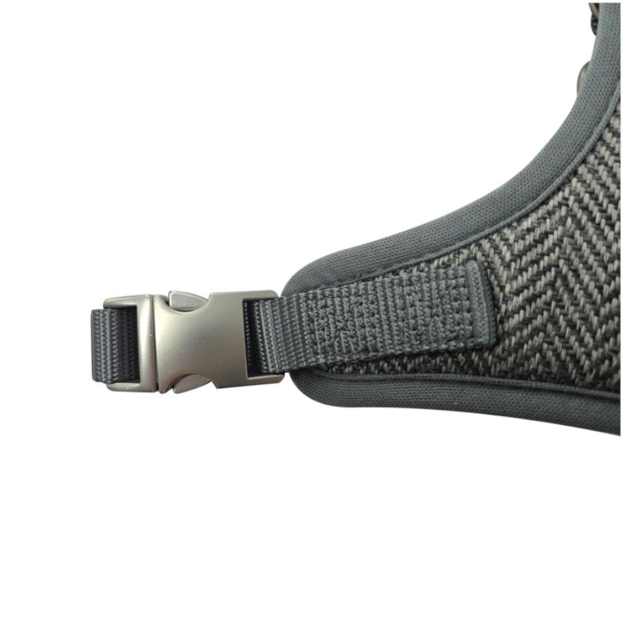 Gotoo Arn&ecirc;s ajust&aacute;vel espinha cinza para c&atilde;es, , large Imagem n&uacute;mero 4